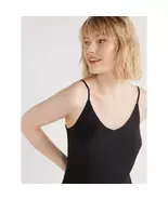 Scoop Women's Satin Midi Slip Dress with Side Slit – Size L - $10.00