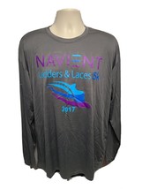 2017 Navient Ladders &amp; Laces 5k Adult Gray XL Jersey - £14.01 GBP