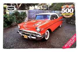 Rose Art Cadillac Bel Air Puzzle 13” x 19” 500 Pieces - $13.81