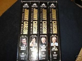 The Johnny Carson Collection 4 VHS VCR Tapes including The Final Show Box Set - £5.45 GBP