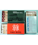 3 Matchbox Nara Hotel Rokkosan Hadone Kanko Hotel Japan Wood Safety Matches - £3.93 GBP