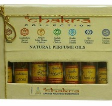 Shree Chakra Collection Natural Perfume Oils Body Spray Gift 7 Bottles 3... - £11.38 GBP