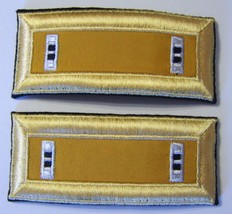 ARMY SHOULDER BOARDS STRAPS ARMORED CORPS CWO2  PAIR MALE NIP - $12.85