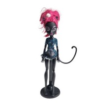 Monster High Doll 2011 Catty Noir Cat Tail Dress with Stand - £31.51 GBP