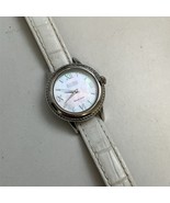 Ladies Ecclissi Sterling Silver &amp; Mother Of Pearl Watch New Battery - $58.27 CAD