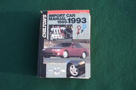 Chilton Import Car Manual 1989 1993 Acura to Volvo Large ISBN 0801979102 Garage  - £15.62 GBP