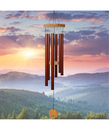 Wind Chimes for outside - 29&quot; Copper-Red Wind Chime Outdoor, Zen Garden ... - £31.30 GBP