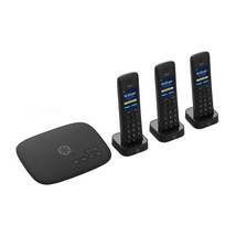 Ooma Telo Air 2 Wireless Wi-Fi Home Phone Service with 3 Cordless Handsets - £109.63 GBP