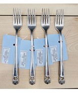 (4) Grille Viande Forks 1941 ETERNALLY YOURS Rogers International Silver... - $13.00