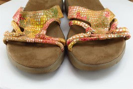 Aerosoles Sz 7 M Orange Slide Fabric Women Sandals - £13.41 GBP