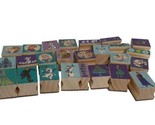 Melissa Doug Frozen Rubber Stamps Set, Wood Mounted Disney Princess - $19.40