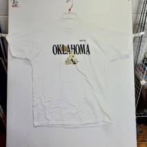 Y2K Broken Bow Oklahoma White T-Shirt SZ XL FOTL Heavy Cotton T - $14.80
