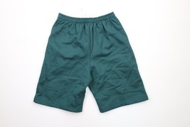 NOS Vtg 90s Streetwear Mens Medium Blank Heavyweight Sweatpant Shorts Gr... - $49.45