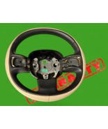 2014-2017 fiat 500L steering wheel leather black tan beige oem - $188.63 CAD