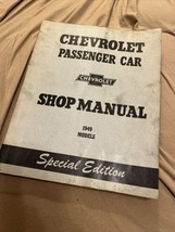 1949 CHEVROLET PASSENGER CAR SHOP MANUAL SPECIAL EDITION - $39.59