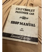 1949 CHEVROLET PASSENGER CAR SHOP MANUAL SPECIAL EDITION - £31.06 GBP