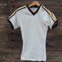 Bike Single Knit Short Sleeve T Shirt Size XS 1980&#39;s 1970&#39;s Raglan Deads... - £39.51 GBP