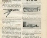 Diamond Detachable Link Chains Bar Nor Folding Screwdriver 1909 Magazine... - £13.93 GBP
