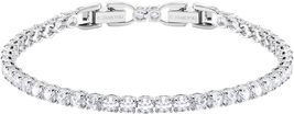 SWAROVSKI Tennis Deluxe Crystal Bracelet and Necklace Jewelry Collection Rhodium - $199.99