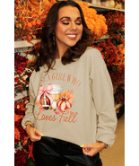 Parchment Just a Girl Who Loves Fall Printed Sweatshirt - $35.34 CAD
