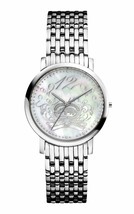 Marc Ecko Rhino Sweet Simplicity Stainless Steel Mother-of-Pearl Women&#39;s... - $33.65
