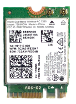Lenovo 100e Chromebook 2nd Gen 82CD OEM Wireless WiFi Card 8SSW10K97465 - $172.61 MXN