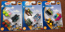 NEW Thomas &amp; Friends Minis (3) 3-packs Sushi Bertie Queen Belle Diesel Trains 9 - £17.86 GBP