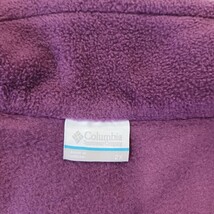 Columbia Sportswear XL1322 Women’s Wine Fleece Jacket Zipper Pocket Logo Size 2X image 3