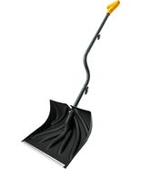 Snow Shovel for Driveway 17&quot; Wide Ergonomic Heavy Duty Snow Removal Wint... - $26.13