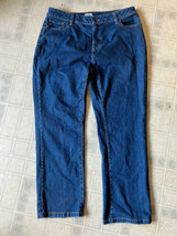LL Bean Jeans Classic Fit medium Wash Sz 16 petite Blue jeans - $31.46