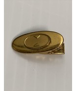 Vintage Gold Tone Helicopter Tie Clip KG Men’s Career Paris Air Show Avi... - $11.88