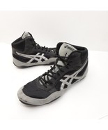 ASICS Snapdown Wrestling Shoes Mens 9 Black High Top Lace Up J703Y - $35.99