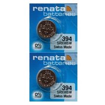Renata Watch Battery Swiss Made Renata 394 or SR936SW Or AG9 1.5V (5 Batteries,  - £3.94 GBP+