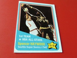 1972 Topps Spencer Haywood A.S #162 Mint / Mint+ Soni Cs Basketball ! - £78.46 GBP
