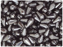 BeadTin Transparent 12mm Faceted Pear Acrylic Craft Beads (150pcs) (Purple) - $2.49