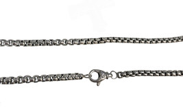 David Yurman Silver 24&quot; Box Chain 3.5mm - £376.67 GBP