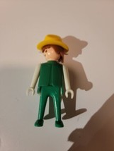 Playmobil Figure And Accessories 1974 Yellow Feathered Hat Vintage - £6.10 GBP