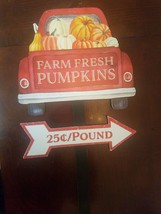 Farm Fresh Pumpkins Sign Super Cute - £16.52 GBP