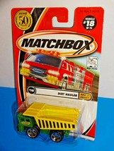 Matchbox 2002 Build It Right! Series #18 Dirt Hauler Green & Yellow Dump Truck - $2.97