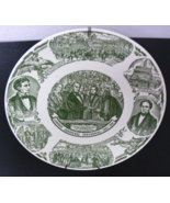 Abraham Lincoln Inaugural Centennial Official Plate 1961 Kettlesprings K... - $9.79