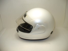 Shengchao Glossy White Race Helmet Large Snell SA2000 DOT Fiberglass USED - $1,141.99 MXN