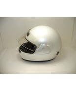 Shengchao Glossy White Race Helmet Large Snell SA2000 DOT Fiberglass USED - $59.99