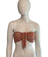 En Creme Floral Women’s Tube Top Multicolor Size Small Strapless - £14.88 GBP