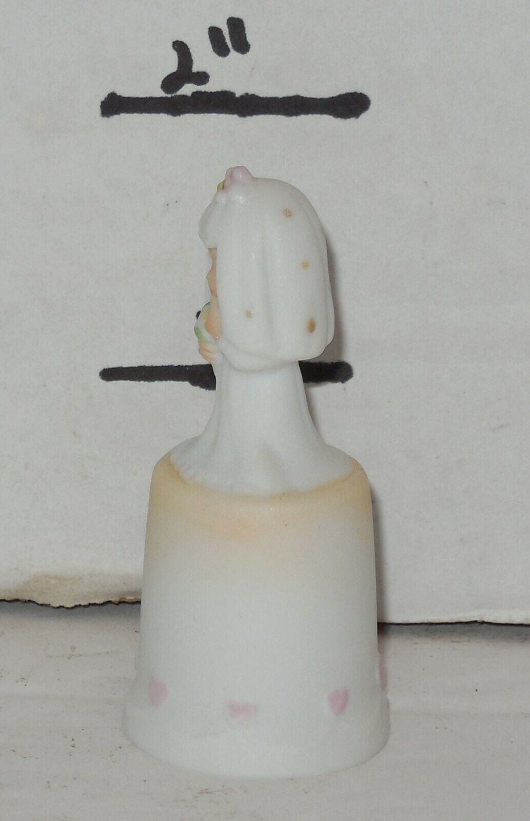 1985 Precious Moments The Lord Bless You And Keep You Thimble #100633 HTF Enesco Item image 7