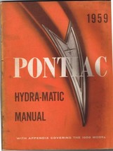 1959 OEM Pontiac Hydra-matic Drive Shop Manual - £15.56 GBP
