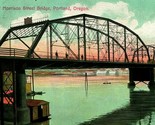 Portland Oregon OR Morrison Street Bridge Alaska Yukon Exposition 1909 P... - $14.22