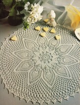 6X White Anemone Caprice Victoria Ainslie Musette Visit Crochet DOILY Pa... - $9.99