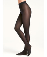 Wolford Women&#39;s 14775-7005 US L Velvet De Luxe 66 Silky Soft Tights Blac... - £40.68 GBP