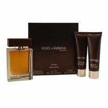 Dolce &amp; Gabbana The One for Men 3 PC Set (3.4 oz EDT Spray + 1.6 oz Afte... - £93.44 GBP