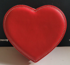 Heart Shape Trinket Gift Box Vinyl &quot;Leather Look&quot; Valentine&#39;s Day Chocolates - $17.99